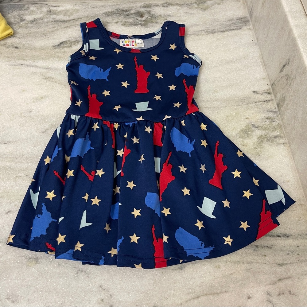 Dot Dot Smile Smike Jana dress size 12-24 mos